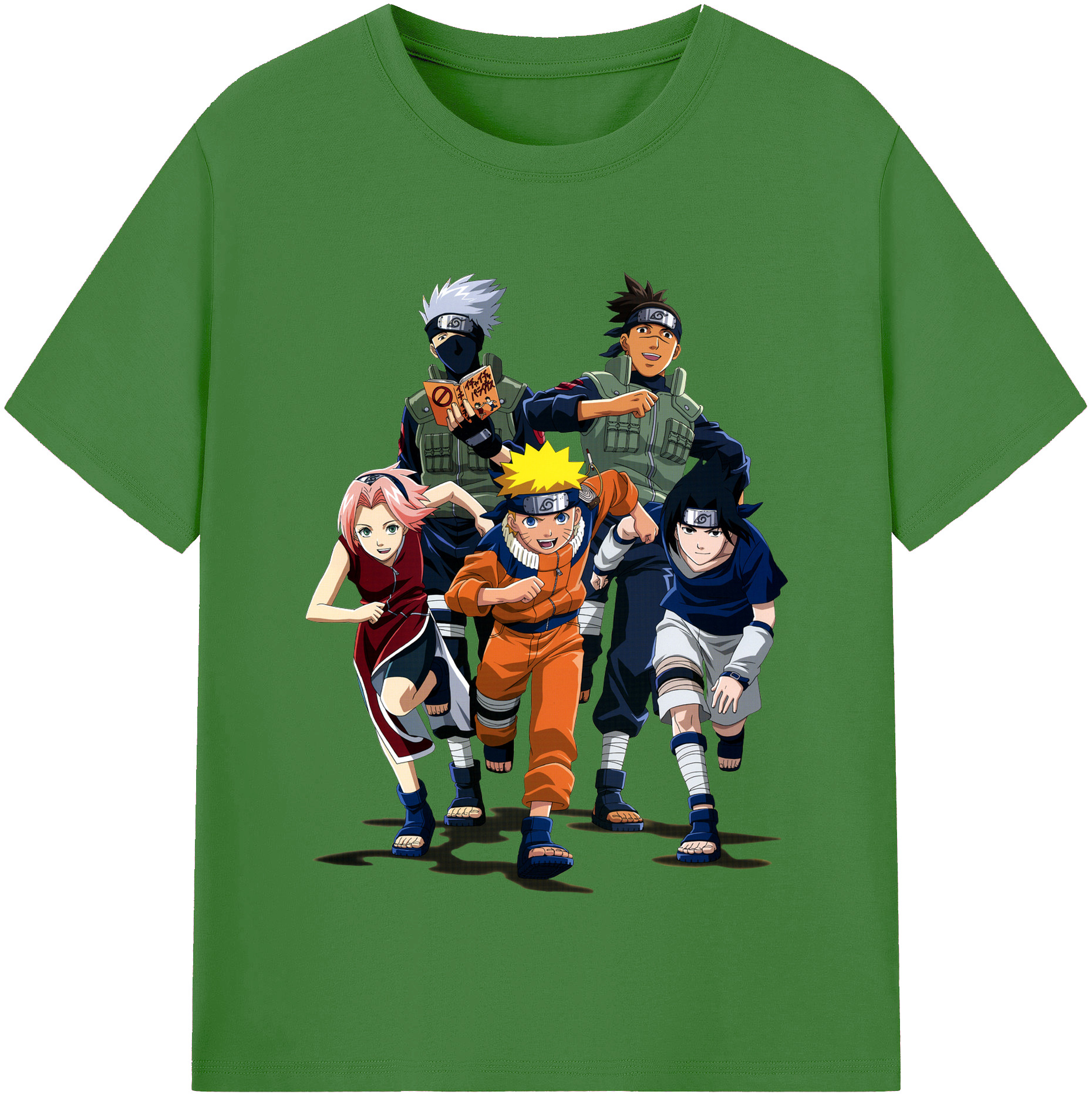 （画像用） NARUTO -ナルト- うずまき ナルト Uzumaki Naruto レディースカジュアルプリントTシャツ（綿100％）